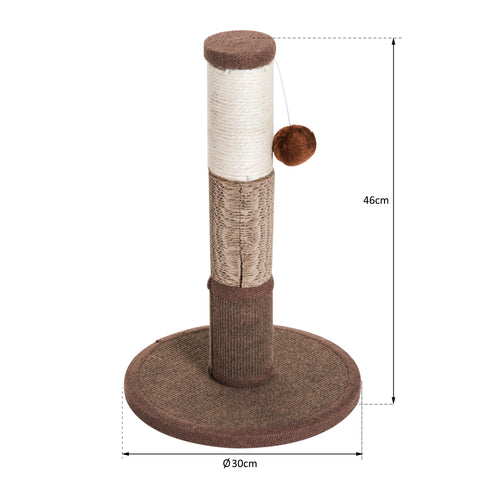 Rootz Krabpaal - Klimboom - MDF - Golfkarton - Krabstam - Bruin