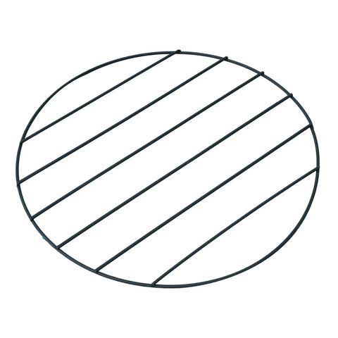 Rootz Fire Bowl - Steel Fire Pit - Fire Bowl Fireplace Fire Basket - Fireplace Fire Basket - Spark Protection - Black - Φ 56x45h Cm