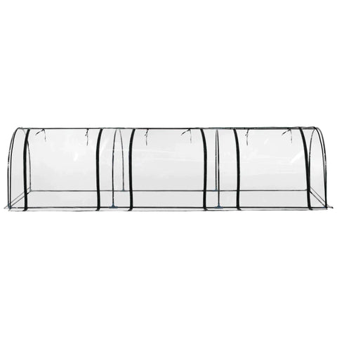 Rootz Foil Greenhouse - Mini Greenhouse - Portable Greenhouse - Greenhouse - Transparent Greenhouse - Green - 350lx100wx80Hcm