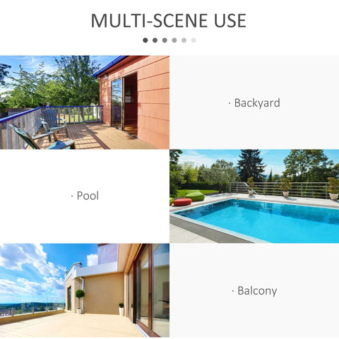 Rootz Rattan Chair Table Set  - Folding Table - Folding Chairs - Garden Furniture Set - Bistro Set - Balcony Furniture Set - Brown