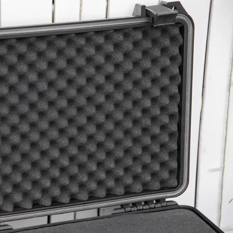 Rootz Valuables Case with Handle - Tool Case - Waterproof - PP plastic - Black - 56cm x 42cm x 21cm