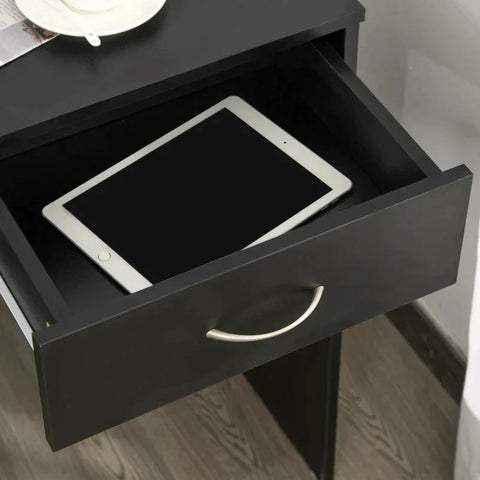 Rootz Desk - Computer Desk - Writing Table - Office Table - Black - 100 cm x 45 cm x 73.9 cm