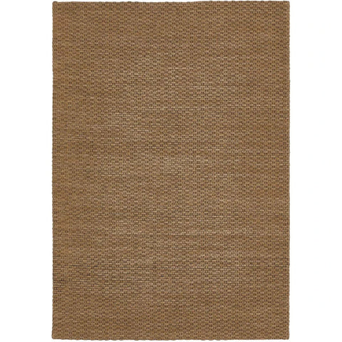 Rootz Rug - Wool Rug - Wool Carpet - Mat - Rug - Carpet - Taupe - 140 x 70 x 1 cm