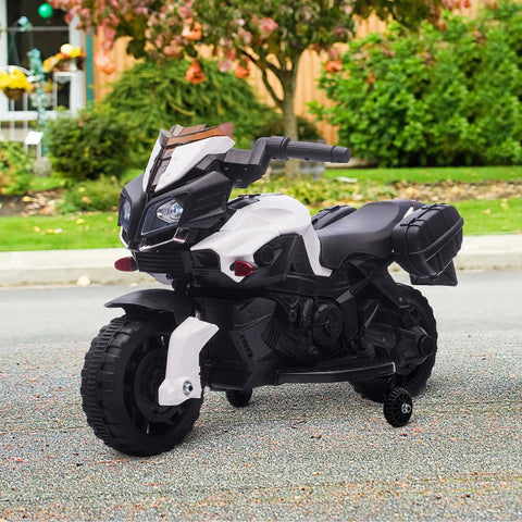 Rootz Children's Motorcycle - Children's Electric Vehicle - Electric Motorcycle - Black/White