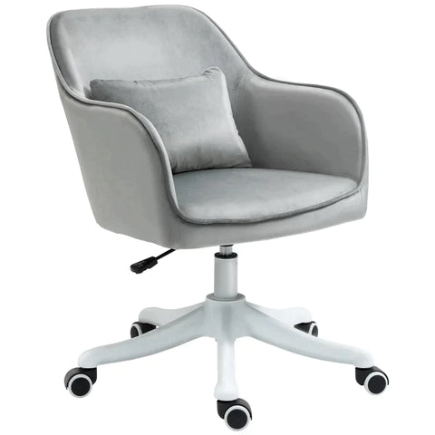 Rootz Massage Office Chair - Office Chair - Chair - Height Adjustable - Grey - 55 cm x 65 cm x 89 cm