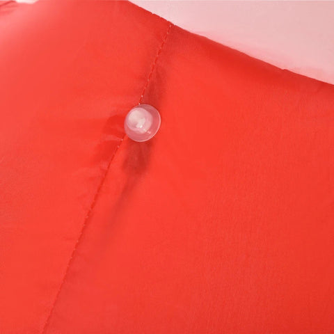 Rootz Inflatable Santa Claus - Christmas Decoration with Lights - Gardens Decoration - Fast Deflating - Automatic Inflation - Weatherproof - Polyester - 85 x 45 x 124 cm