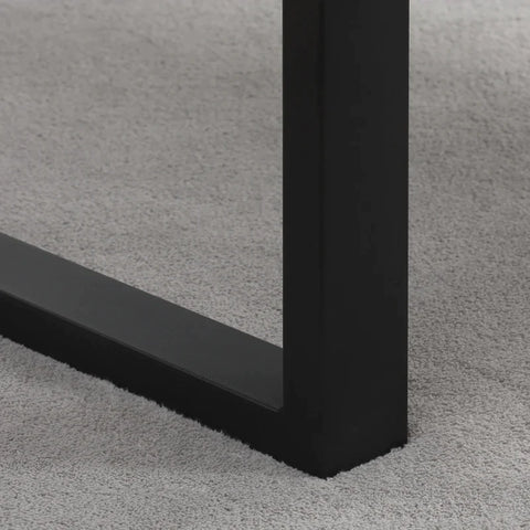 Rootz Industrieel Design Salontafel - Bijzettafel - Woonkamer - Kantoor - Staal + Mdf - Bruin + Zwart - 100L x 60B x 50H cm