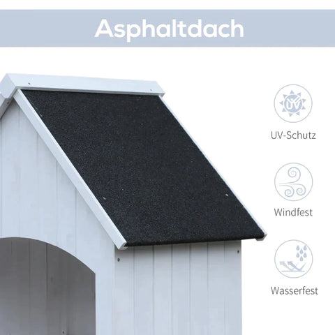 Rootz Garden Cabinet - Garden Cupboard - Wooden Tool Shed - Tool Cupboard - White - 77.5 X 54.2 X 179.5cm