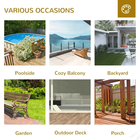 Rootz Gartenstuhl – Holzstuhl – Loungesessel – Outdoor-Loungesessel – Naturholz – 83 x 68 x 101 cm