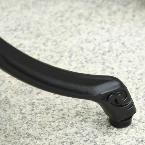 Rootz 3-piece Garden Table Set - Seating Group - Dining Set - Garden Furniture Set - Aluminum - Black - Ø60 x 67H cm