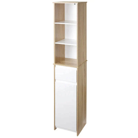 Rootz Bathroom Cabinet - Bathroom Shelf - Bathroom Furniture - Bathroom Cabinet - Tall Cabinet - Shelf Cabinet