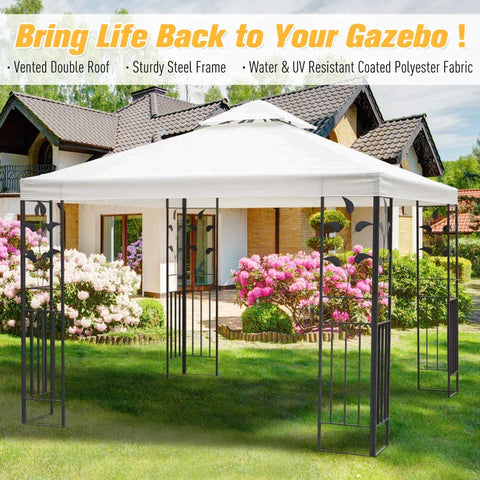 Rootz Gazebo - Garden Gazebo - Pavillon - Garden Pavillon - Party Tent - Cream