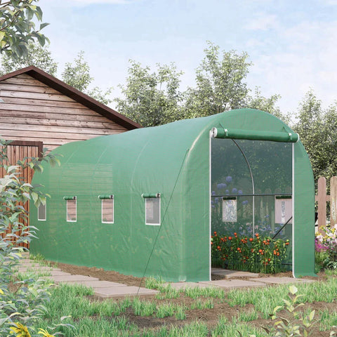 Rootz Foil Greenhouse - Greenhouse - Tomato Greenhouse - Cold Frame - Green - 500 X 200 X 210 Cm