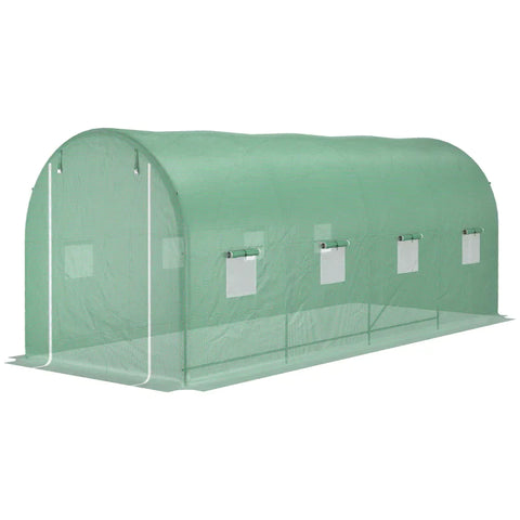 Rootz Foil Greenhouse - Greenhouse - Tomato Greenhouse - Cold Frame - Green - 500 X 200 X 210 Cm