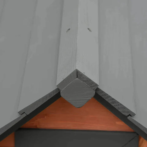 Rootz Hondenkennel - Hondenhok - Houten Hondenhol - Wintervast - Groot Hondenhok - 81,3 x 91,5 x 98,5 cm