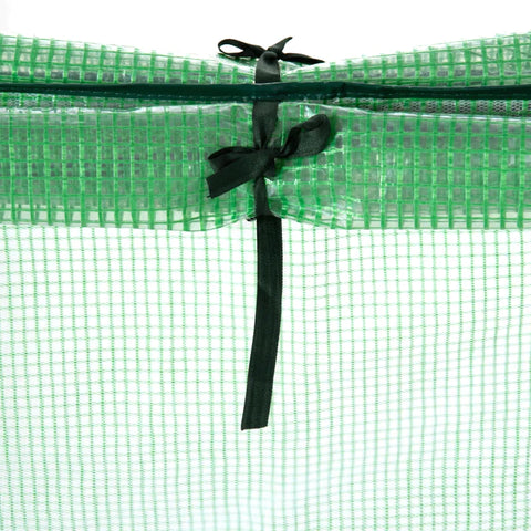 Rootz Greenhouse - Foil Greenhouse With Window - Tomato House - Cold Frame - Green - 180 x 90 x 70 cm