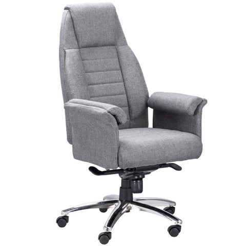 Rootz Bürostuhl - Ergonomischer Drehstuhl - Höhenverstellbar - Hellgrau - 68 x 72 x 120-126 cm