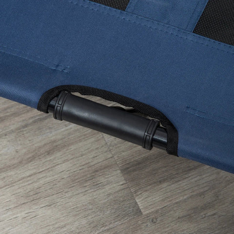 Rootz Dog Lounger - Dog Bed - Cat Bed - Pet Bed - Sleeping Place - Dark Blue - 92 x 76 x 18 cm