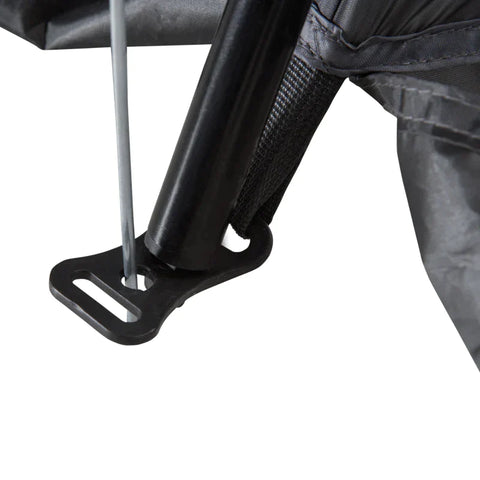 Rootz Mesh Tent - Mesh Tent - 6-8 Persoons Mesh Tent - Tent - Polyester/Gaas/Staal - Grijs/Zwart - 3 x 3 x 2 m