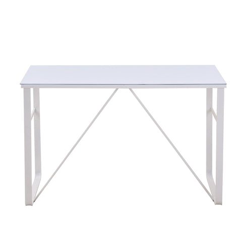 Rootz Desk - Gaming Desk - Office Desk - Computer Desk - Computer Table - Office Table - PC Table - Work Table - White - 120 x 60 x 74.5 cm