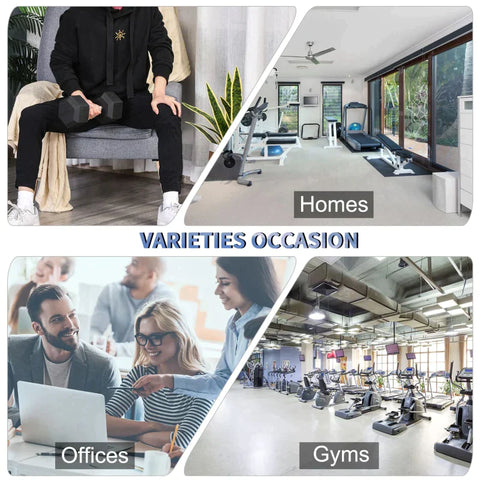 Rootz 12.5KG Single Rubber Hex Dumbbell - Hexagonal Dumbbells - Knurled Handle - Sports Hex Weights Sets - Weight Lifting Exercise - Home - Gym - Black