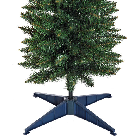 Rootz Kerstboom - 2,1 M Kerstboom Met Standaard - Kunstspar - 499 Takken - Demonteerbaar - PVC - Groen - Ø60 x 210 cm