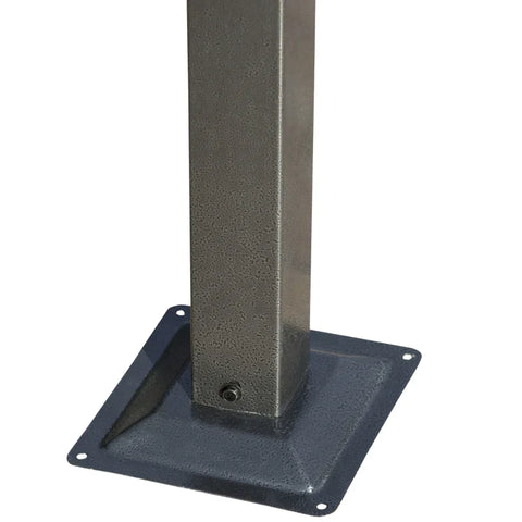 Rootz Pergola - Metal Pergola with Retractable Roof - Garden Gazebo - Metal Pergola Canopy - Outdoor Sun Shade Shelter for Party BBQ - Aluminum - Black + Grey - 3 x 3 m