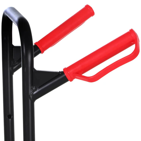 Rootz Steel Climbing Stairs Trolley - Steel Trolley - Hand Trucks - 6-wheeled Trolley - Foldable Hand Truck - Load Carrying Hand Truck  - Black & Red - 120kg