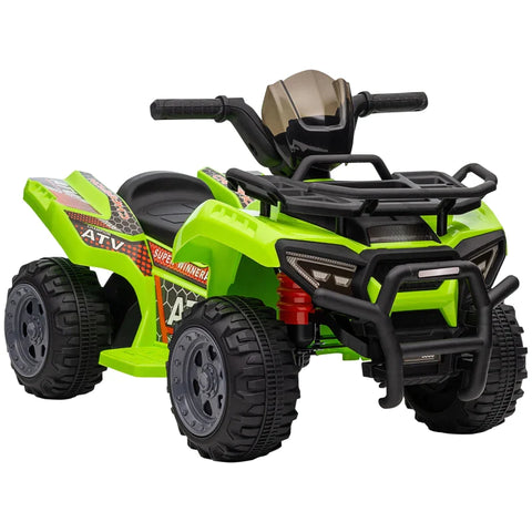 Rootz Mini Electric Quad - Elektrische ATV-kinderwagen voor kinderen - Voorlicht - Kindervoertuig - Kindermotorfiets - Elektrische quad voor 18-36 maanden - Metaal - PP-kunststof - Groen - 70 x 42 x 45 cm