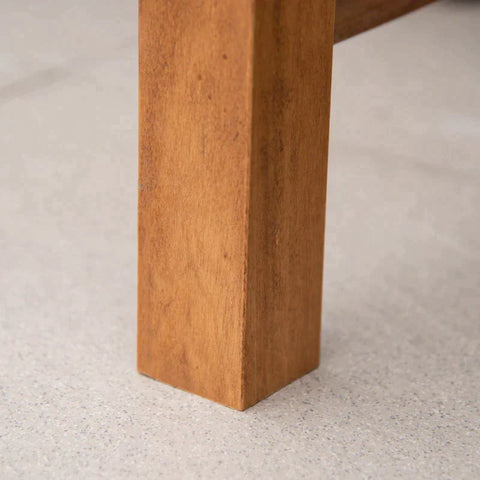 Rootz Garden Bench - Garden Bench For 2 People - Solid Wood - Natural - 123 x 61 x 89.5 cm