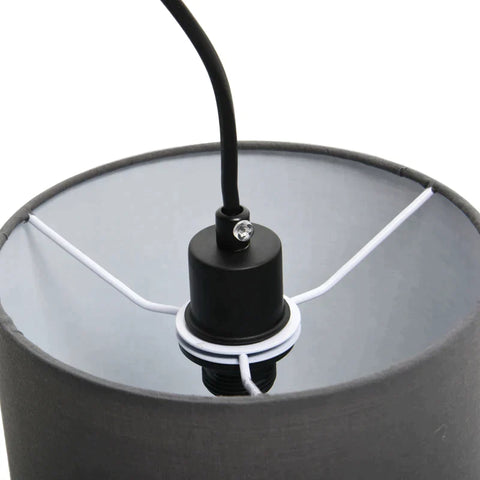 Rootz Ceiling Light - Chandelier with 3 Adjustable Hanging Chains - Office - Living Room - Dining Room - Black/White/Grey - 74x18x135cm