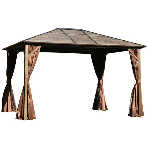 Rootz Gartenpavillon – Außenpavillon – Pavillon Pavillon – Gartenpavillon – Pavillon – 300 L x 365 B x 262 H cm