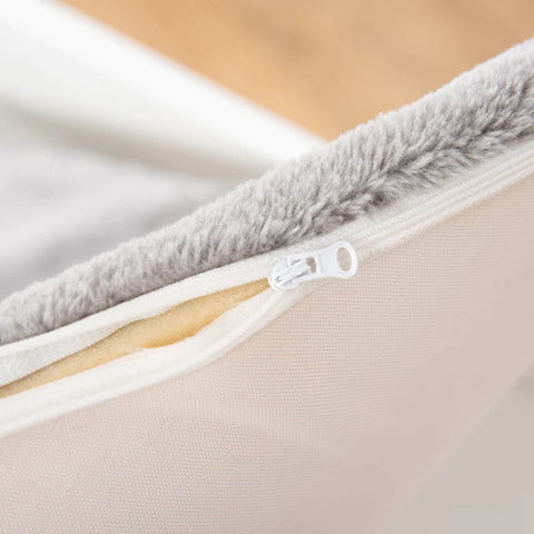 Rootz Cat Cabinet For Cat - Toilet Litter Box With 3 Steps Of Stairs - Cat House - Cat Caves - Cat Cabinet For Cat - Bed With Door Opening - White - 90 x 48 x 59 cm