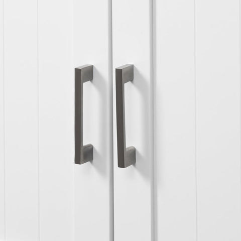 Rootz Bathroom Cabinet - Freestanding Bathroom Furniture - Cabinet - Cabinet Storage - Cabinet With Drawer - White/Grey - 68 x 33 x 76 cm