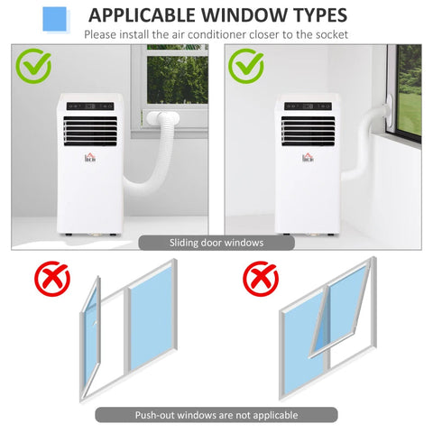 Rootz-Klimaanlage – Weiß – Abs – 13,93 cm x 13,31 cm x 27,48 cm