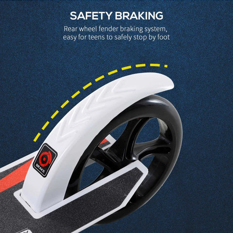 Rootz Kinderscooter – Weiß – Aluminium, PP, Pu – 36,41 cm x 14,76 cm x 34,25 cm