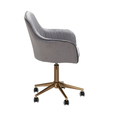 Rootz Desk Chair - Design Swivel Chair with Backrest - Height Adjustable - 120kg Work Chair - Shell Chair with Castors