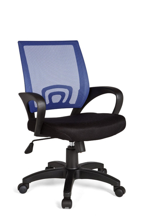 Rootz Office Chair - Blue - Armrests - Youth Chair - Swivel Chair