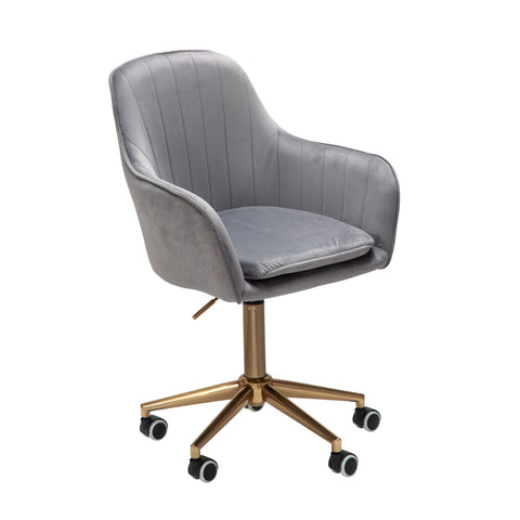 Rootz Desk Chair - Design Swivel Chair with Backrest - Height Adjustable - 120kg Work Chair - Shell Chair with Castors