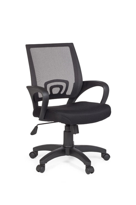Rootz Office Chair - Black - Desk Chair with Armrests - Swivel Chair - Youth Chair