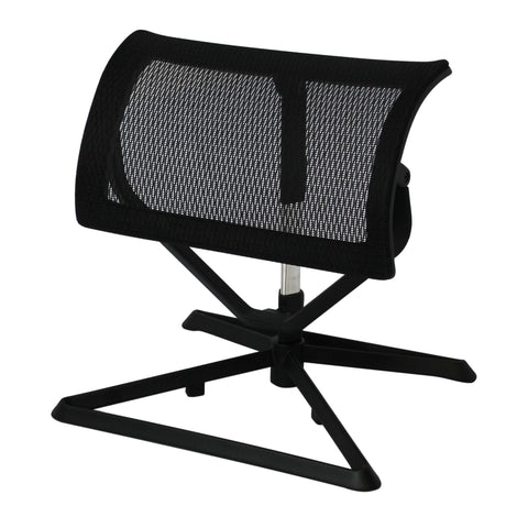 Rootz Pro Leg Support Footrest - Height Adjustable Fabric Leg Rest for Office Work Desk