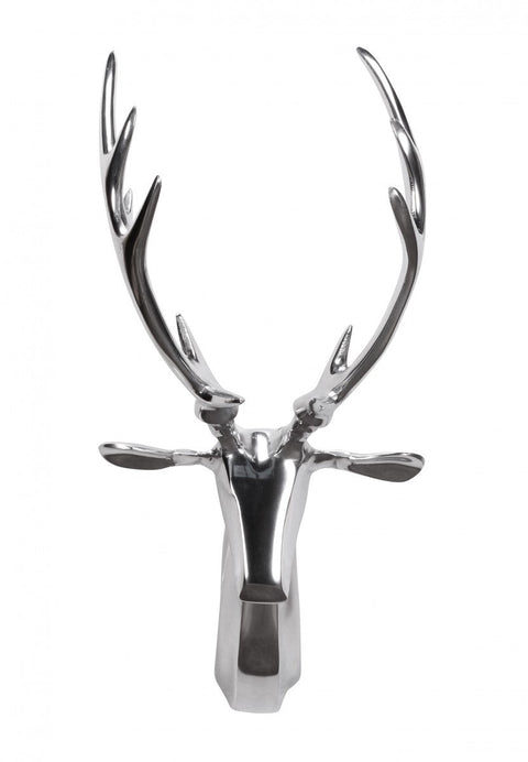 Rootz Deer Antler Decor - Design Wall Decoration - Silver Aluminum