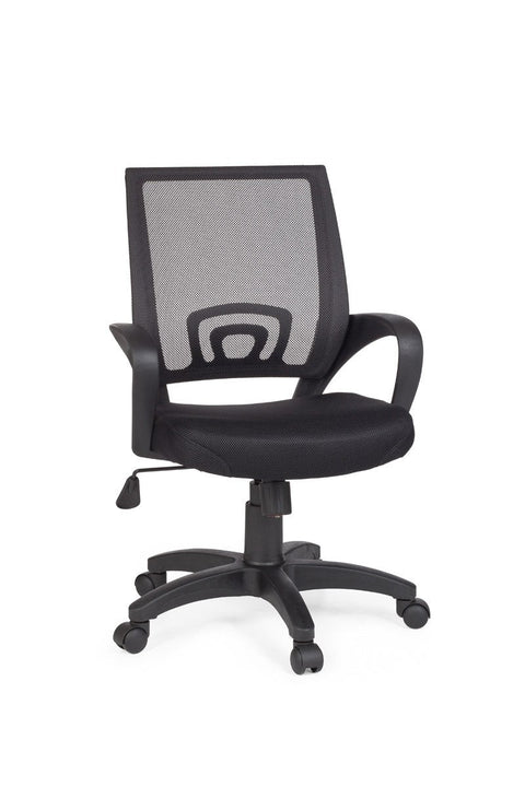 Rootz Office Chair - Black - Desk Chair with Armrests - Swivel Chair - Youth Chair