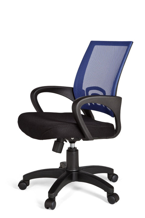 Rootz Office Chair - Blue - Armrests - Youth Chair - Swivel Chair