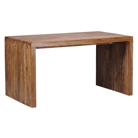 Rootz Bureau - Massief Houten Sheesham - 140 cm Breed - Modern Kantoormeubilair in Landelijke Stijl - Archiefkantoortafel 