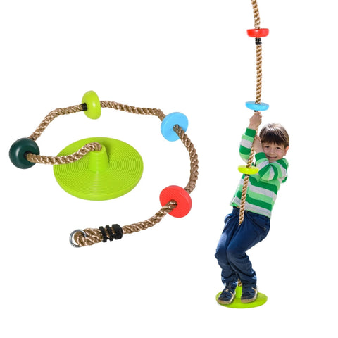 Rootz Children's climbing rope - Red, Blue, Green - Pp - 78.74 cm x 11.41 cm x cm