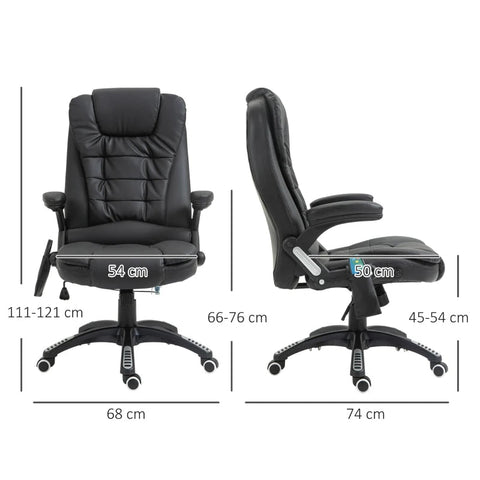 Rootz Swivel Chair - - Leather, PVC - 24.4 cm x 26.77 cm x 47.63 cm