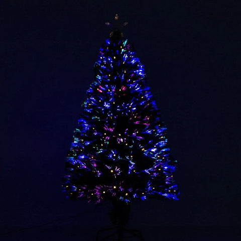 Rootz Kerstboom - Kunstkerstboom - Gedecoreerde Kerstboom - Kunstboom met LED-licht - Inclusief standaard en decoraties - 62 x 120 cm