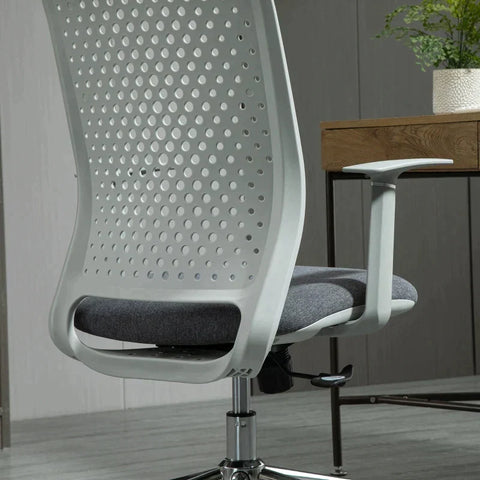 Rootz Office Chair - Computer Chair - Swivel Chair - Grey - 63.5W x 56D x 94.5-102.5H cm