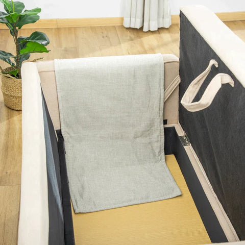 Rootz Scratch Mat - Scratch Protection Sofa Sisal Scratch Carpet For Cat - Armchair Couch - Cat Scratch Mat - Beige + Grey - 130 x 45 x 0.3 cm